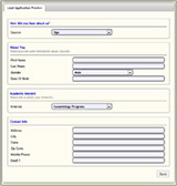 Admissions - Lead Application Setup Preview
