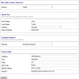Student Portal - Lead Entry