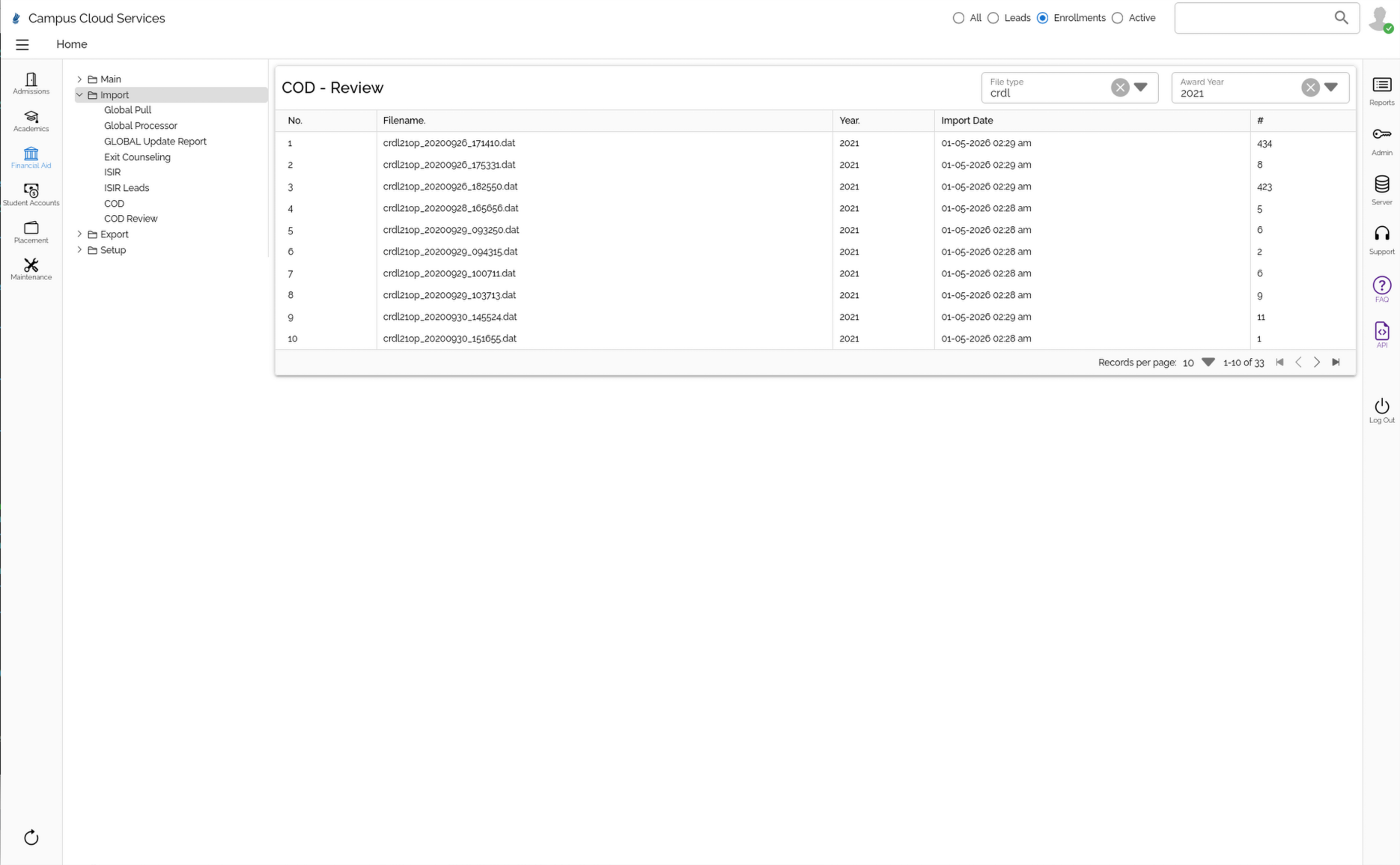 Disbursement Tracking