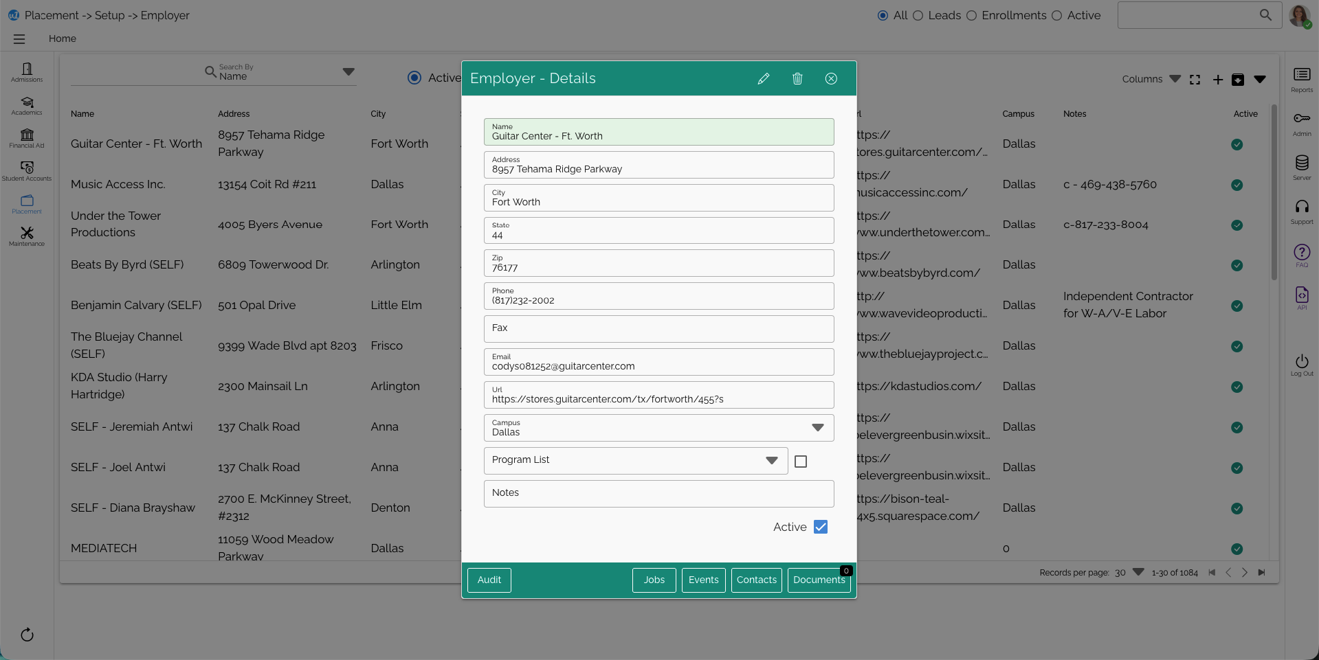 Employer Management (Directory)