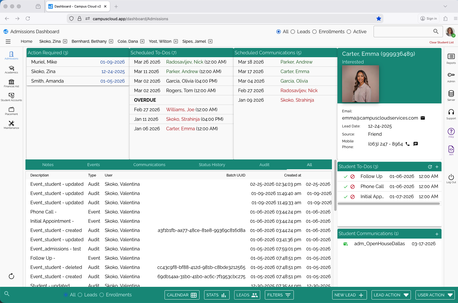 Inquiry Management Dashboard
